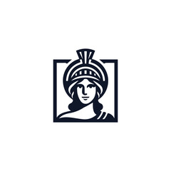 Roman lady logo