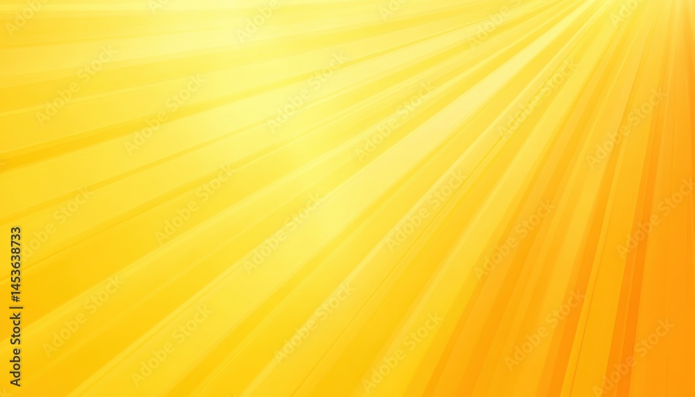 Poster Abstract Radiating Light Rays in Shades of Yellow and Orange with a Dynamic Burst Effect for a Warm and Energetic Background Design