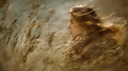 Fototapeta premium The soft whispers of the wind create a whispering winds melody