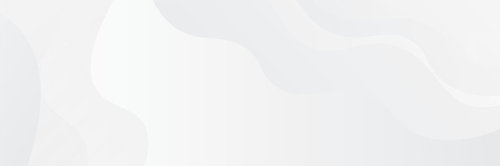 Abstract Gradient White grey liquid background. Modern background design. Dynamic Waves. Fluid shapes composition. Fit for website, banners, brochure, posters