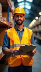 Logistics manager briefs drivers, clipboard in hand , manager, transport, fleet