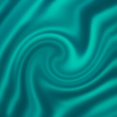 square backdrop: smooth emerald color swirl illustration