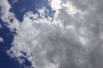 blue sky with clouds