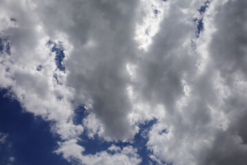 blue sky with clouds