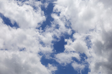 blue sky with clouds