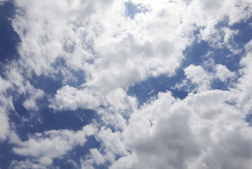 blue sky with clouds