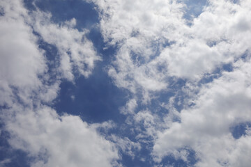 blue sky with clouds