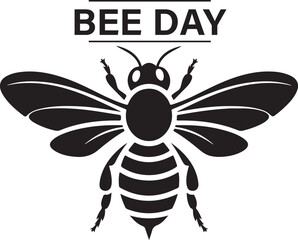 World Bee Day Vector Illustration