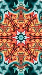 digital art in the form of a kaleidoscope