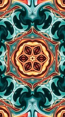 digital art in the form of a kaleidoscope