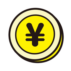 Obraz premium 円のシンプルなアイコン