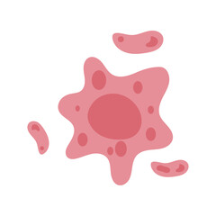 Illustration of Bacteria Virus