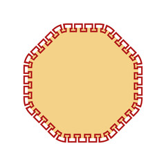 Chinese Style Pattern Border