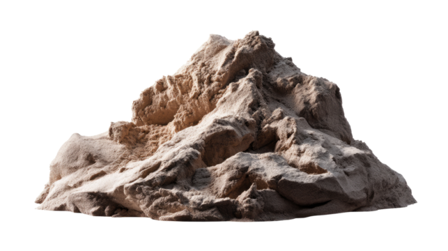 Weathered Rock Formation: A detailed, high-angle shot reveals the rugged texture and natural beauty of a large, weathered rock formation, sculpted by time and the elements.