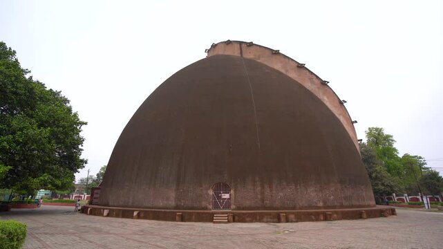 The Golghar or Gol Ghar is a large granary located in Patna city of Bihar state, India