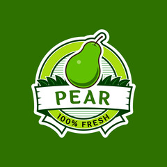 Label for pear sales product