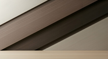 Obraz premium Abstract Background with Diagonal Lines in Neutral Tones and Textures