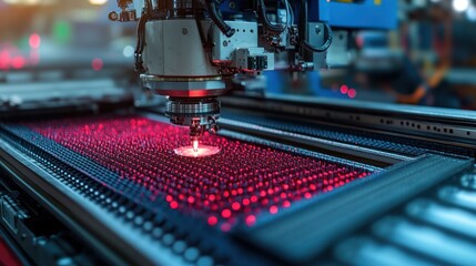 Automated precision manufacturing machine