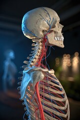 3d rendered illustration of a skeleton