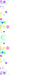 Colorful Stars Confetti Png Shape Transparent Background