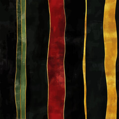  Watercolor rasta stripes on a red, yellow, green, and black background. Cute watercolor seamless pattern. Watercolor print in rustic vintage style, textile or wallpapers.	