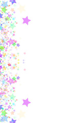 Colorful Stars Confetti Png Shape Transparent Background