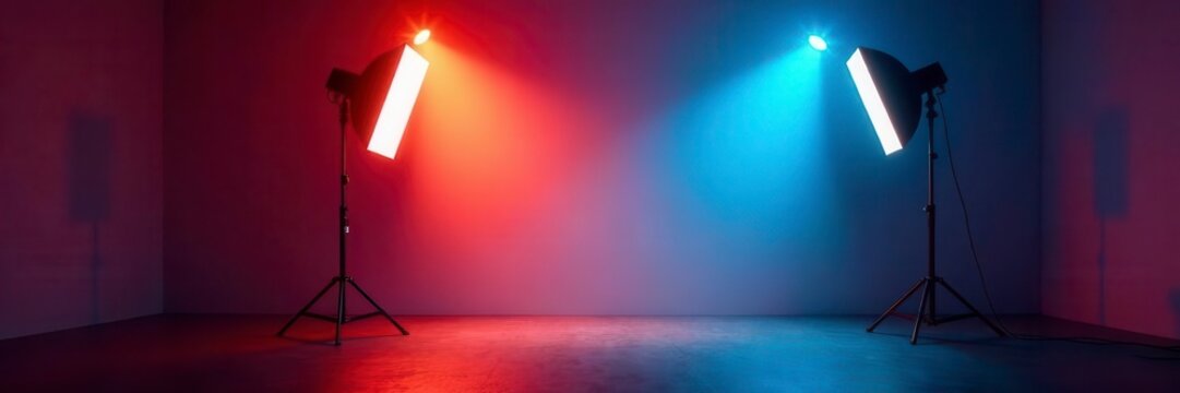 Versatile lighting kit, adjustable brightness , shadow control, studio lights