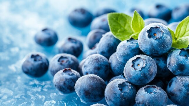 Frozen blueberries glisten like tiny orbs of mystery, embodying mystical Yule feasts and vibrant midsummer celebrations