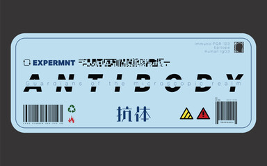 Label design.  Graphic asset for streetwear design. Retro futuristic element  for apparel, clothing and poster