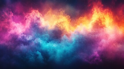 Fototapeta premium Colorful Cosmic Nebula