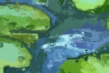 Various oil paintings, flowers, lotus leaves, ponds, spiders, parrots, butterflies, dragonflies, bees, strawberries, landscapes, ducks