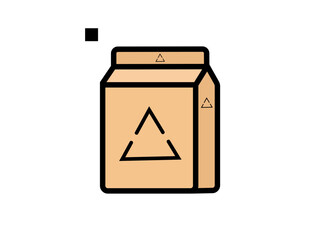 Box - Illustration Icons. delivery icon set Contains Open Box, Package Return, Wooden Crate Carton, product Packaging boxes Icons. Priority Shipping, Express, Delivery.