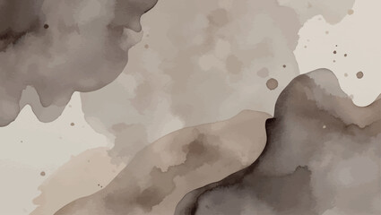 Neutral watercolor background. Modern taupe-beige blend for clean minimalist designs.