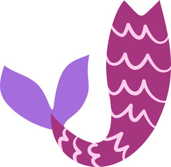 Pink mermaid tails