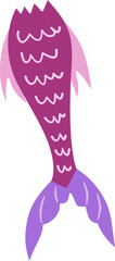 Pink mermaid tails