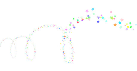 Colorful Stars Confetti Png Shape Transparent Background