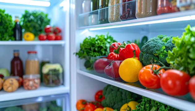 Food Storage in Fridge: Safety Poster