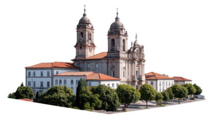 Santiago de Compostela: This awe-inspiring structure with twin towers commands the cityscape with its intricate stonework and architectural finesse. Capturing the history.