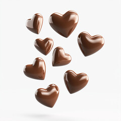Fototapeta premium heart shaped chocolates