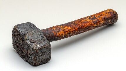 Rusty antique sledgehammer