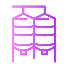 water tank gradient icon