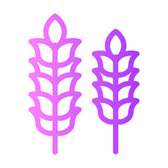 wheat gradient icon
