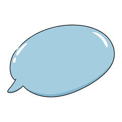 blue speech bubble
