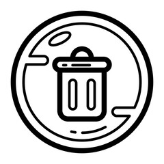 Delete Button Lineart