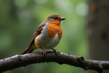 Forest Robin Side Profile
