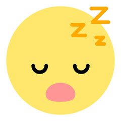 sleeping face