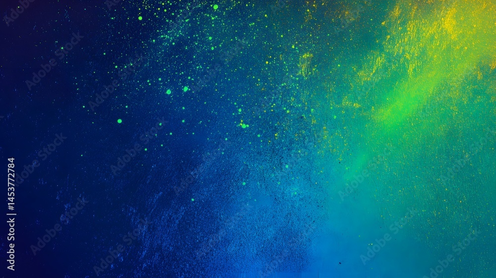 Poster vibrant abstract design with dynamic color transitions.