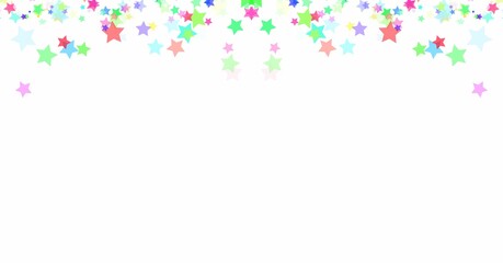 Colorful Stars Confetti Png Shape Transparent Background