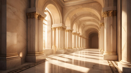 Obraz premium interior of the cathedral of st john the baptist