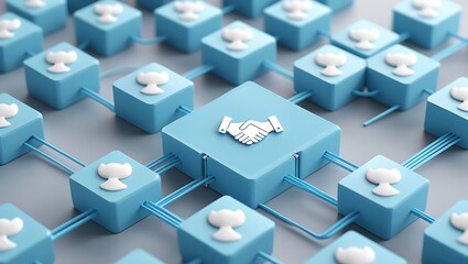 Global Network Collaboration Partnership Business Teamwork Connection